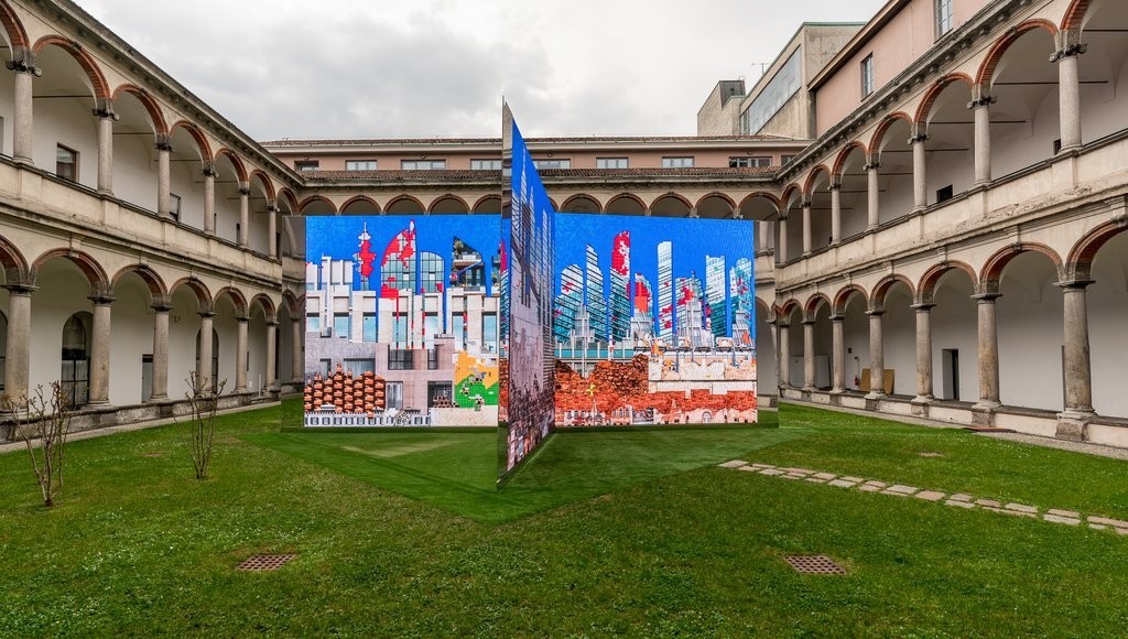 Арт-инсталляция «ДНК Города» Сергея Чобана, Сергея Кузнецова и Агнии Стерлиговой представлена в Милане